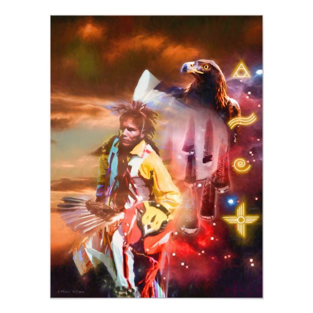 SKY DANCER Native American Photo Print (Front)