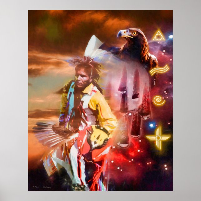 SKY DANCER Native American Poster (Front)