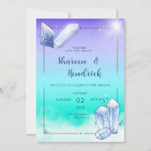 Sky Design Wedding Invitation