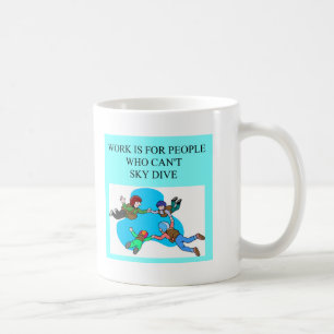 sky diver gifts coffee mug