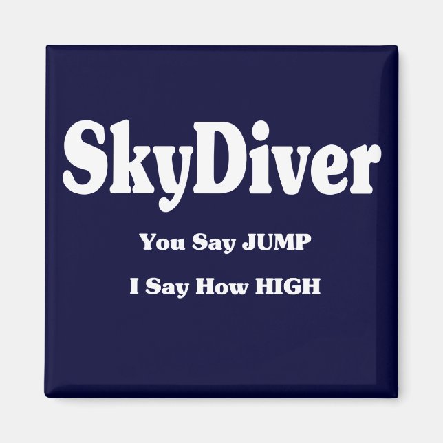 Sky Diver Magnet (Front)