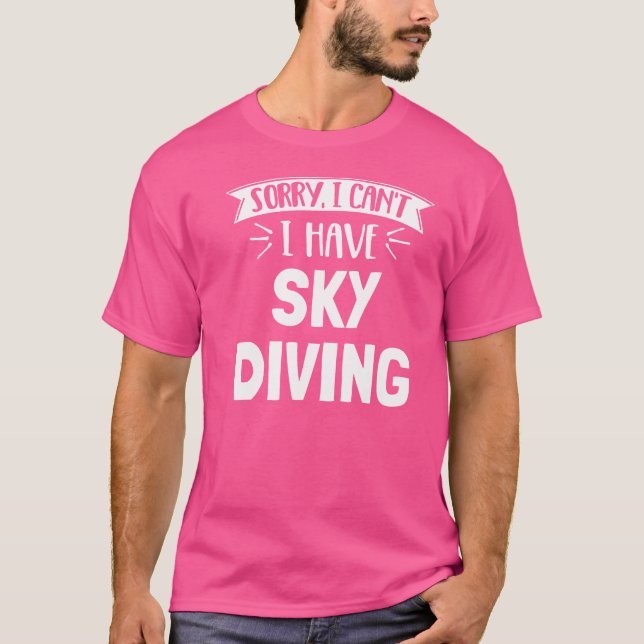 Sky Diving For Girls Women Boys Men T-Shirt (Front)