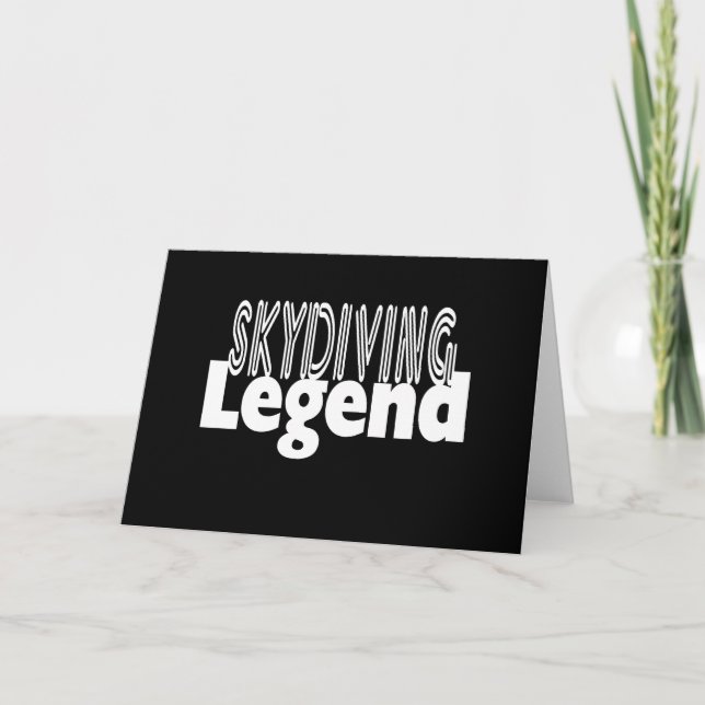 Sky Diving Legend Card (Front)