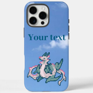 Sky dragon, pixel art, pixel art, SouthArt by GH iPhone 16 Pro Max Case