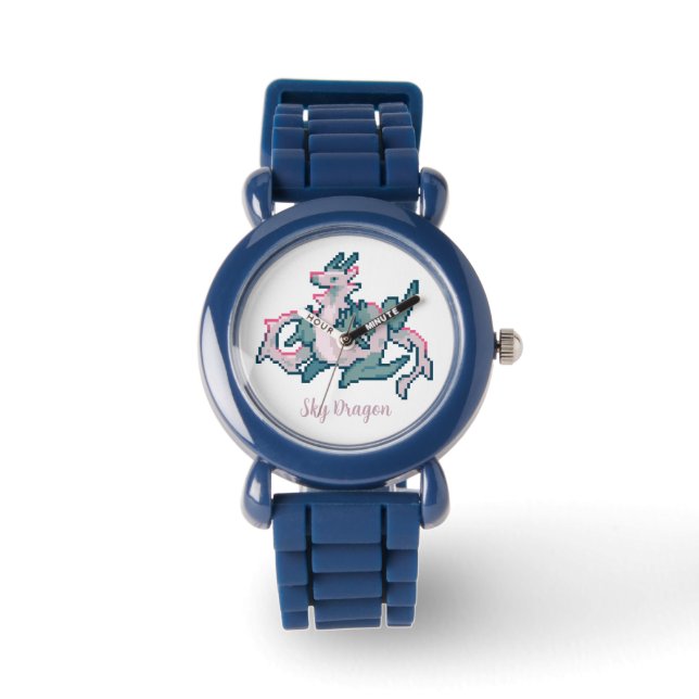 Sky Dragon, Pixel art Watch (Front)