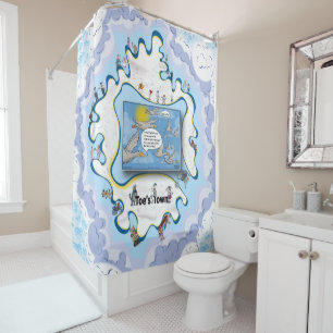 Sky Dumping Father’s Day Shower Curtain