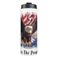 *~* Sky EAGLE Patriotic We The People Flag AP16