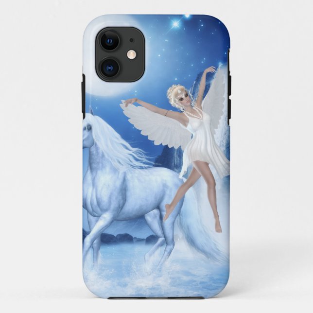Sky Faerie Asparas and Unicorn Case-Mate iPhone Case (Back)