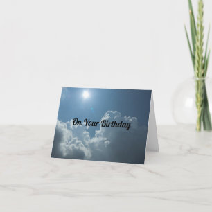 Sky Happy Birthday Greeting Card