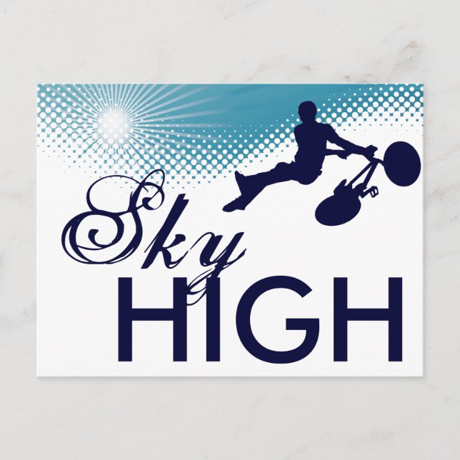 sky high cycles postcard (Front)