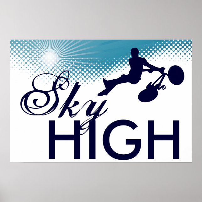 sky high cycles poster (Front)