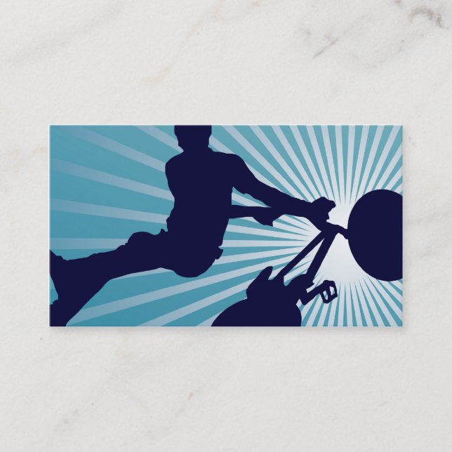 sky high cycling business card (Front)