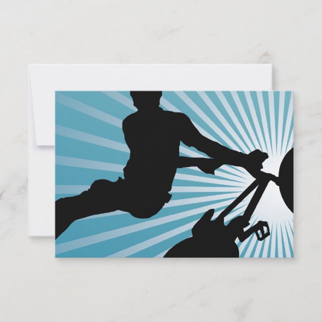 sky high cycling invitation (Front)