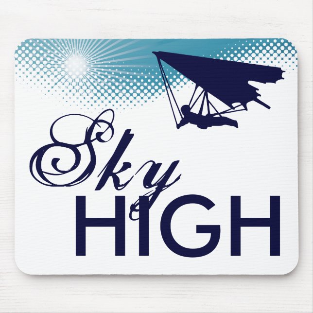 sky high hang gliding mouse mat (Front)