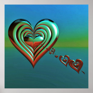 Sky High Hearts Poster