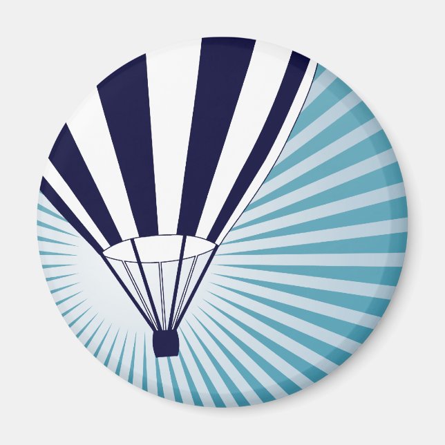 sky high hot air balloon magnet (Front)