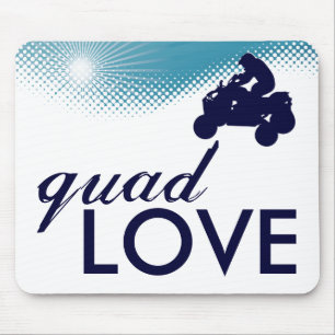 sky high quad love mouse mat
