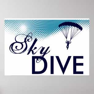 sky high skydive poster