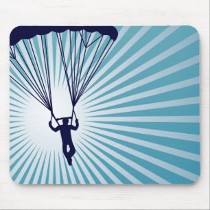 sky high skydiving mouse mat