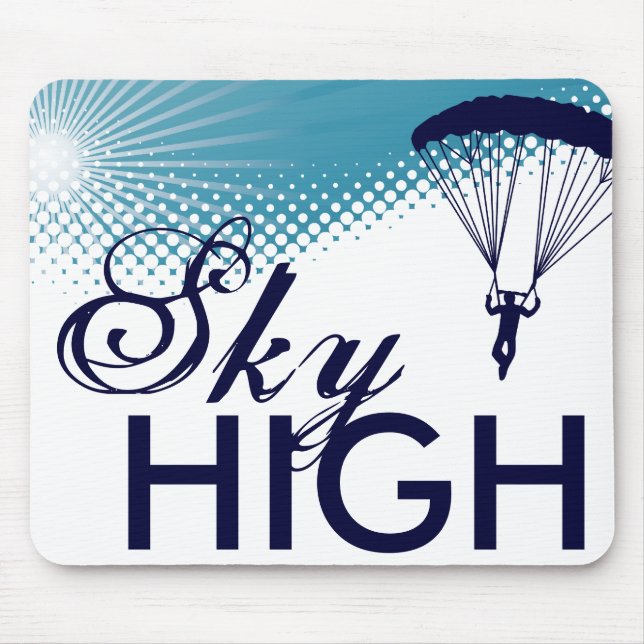 sky high skydiving mouse mat (Front)