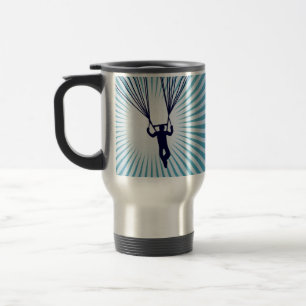 sky high skydiving travel mug