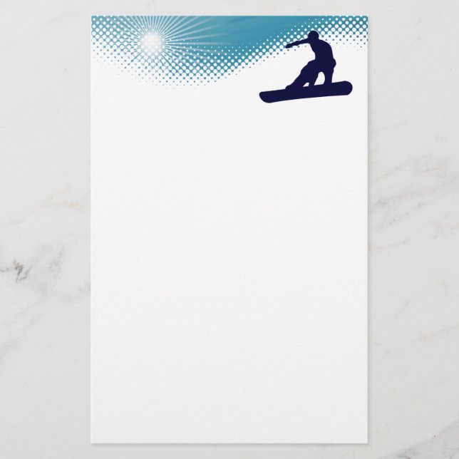 sky high snowboard stationery (Front)
