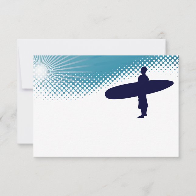 sky high surfer invitation (Front)