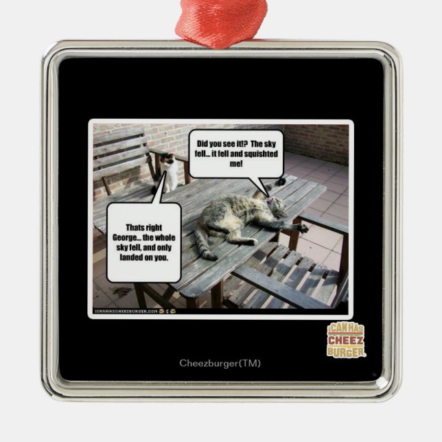 Sky is Falling Metal Tree Decoration (Front)