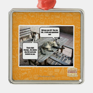 Sky is Falling Metal Tree Decoration