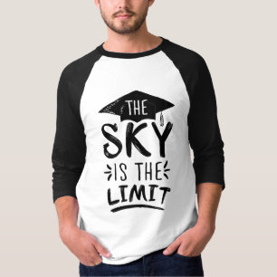 Sky is the Limit Clever Graduation Captions Cute T-Shirt