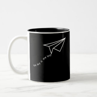 Sky is the limit Two-Tone coffee mug