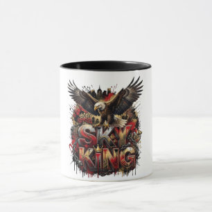 Sky King Eagle Coffee Mug Fierce Wildlife Art Mu