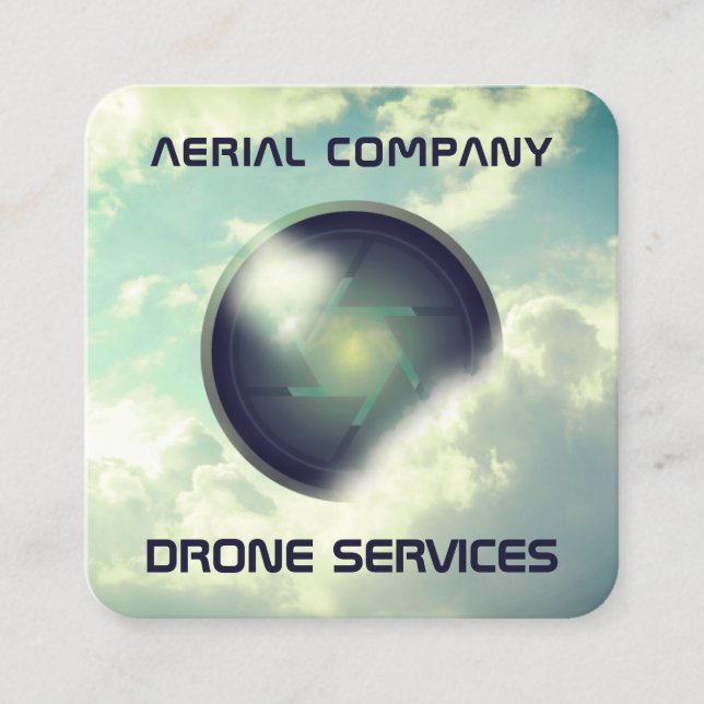 Sky lens business card  (Front)