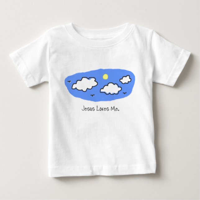 Sky Long Sleeve Onsie Baby T-Shirt (Front)