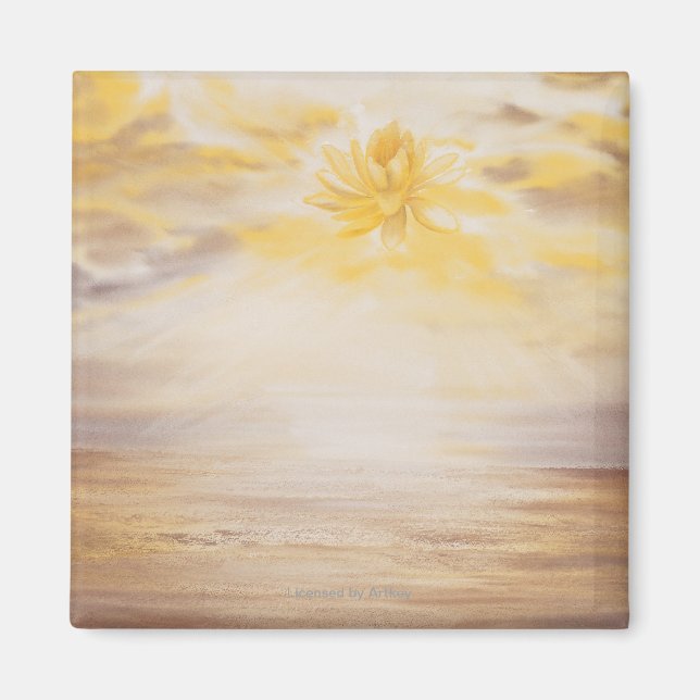 Sky Lotus Magnet (Front)