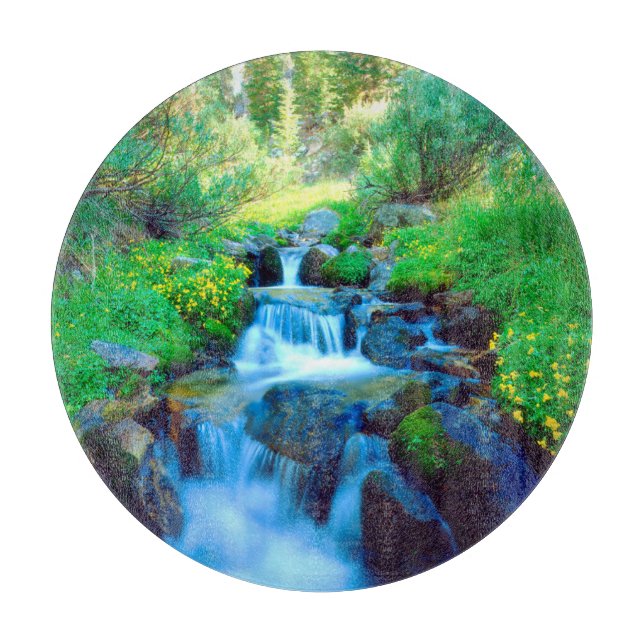 Sky Meadows in the Sierra Nevada Mountains Cutting Board (Front)