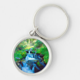 Sky Meadows in the Sierra Nevada Mountains Key Ring