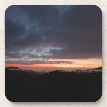 sky night Hard plastic coaster