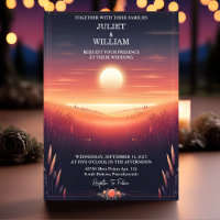 Sky Night Sunset Stars Moon Cloud Twilight Wedding