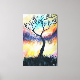 Sky of Dreams - Watercolor Canvas Print