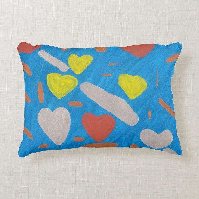 Sky of Love Accent Pillow (Front)