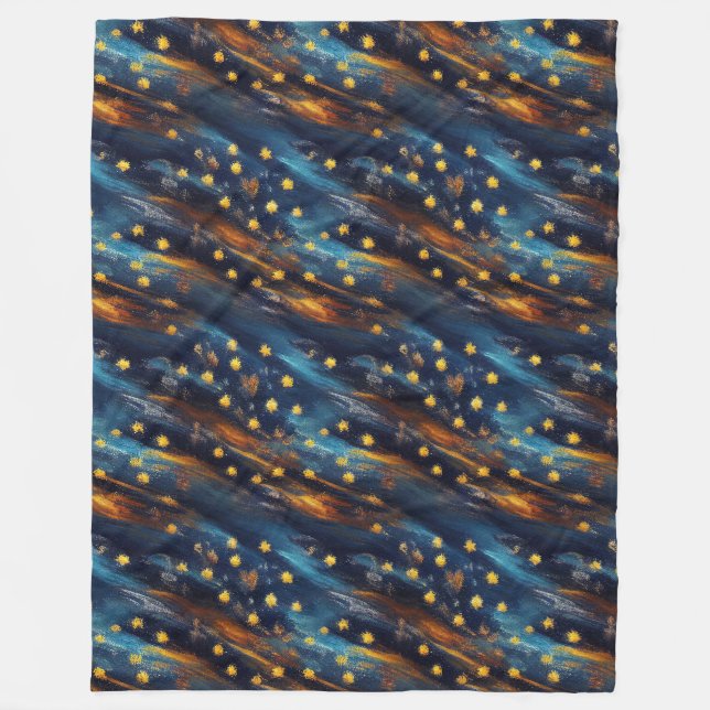 Sky of Stars Fleece Blanket (Front)