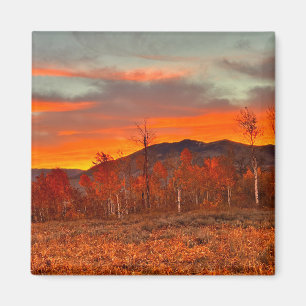 Sky on Fire Magnet