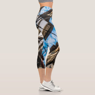 Sky Over Stonetown, Zanzibar Capri Leggings