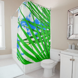 Sky Palm Shower Curtain