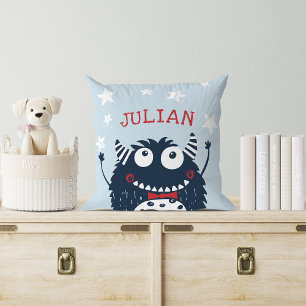 Sky Personalised Monster Cushion