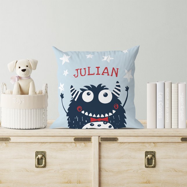 Sky | Personalised Monster Cushion (Creator Uploaded)