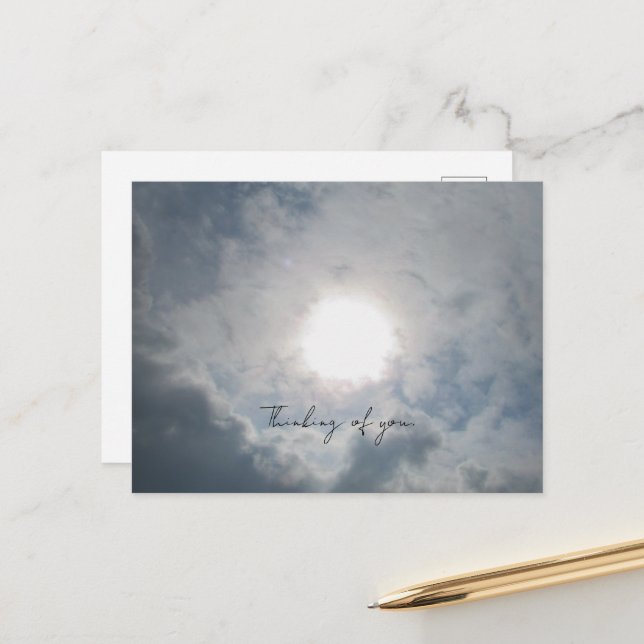 Sky Photography Postcard (Front/Back In Situ)