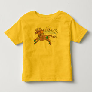 Sky Pony Ukrainian Folk Art by Vera Trembach Toddler T-Shirt