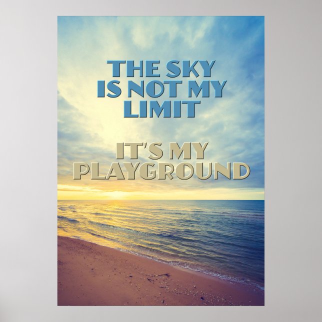 Sky Quote Poster (Front)